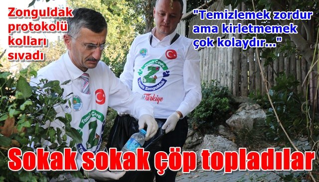 Zonguldak protokolü kolları sıvadı