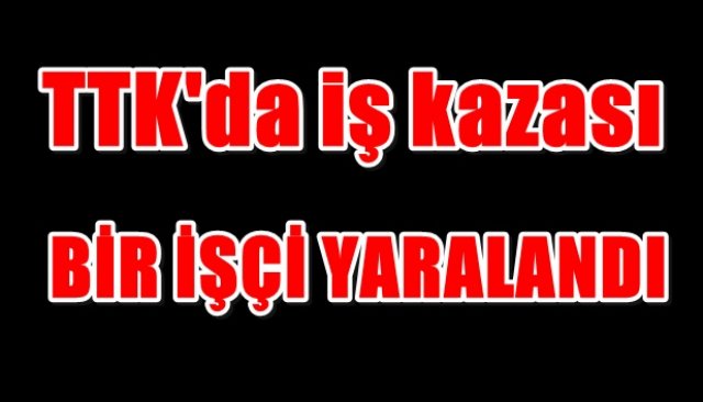 Bir işçi yaralandı...