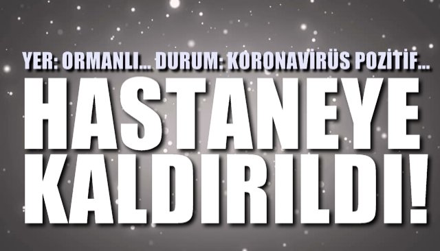 YER: ORMANLI… Hastaneye kaldırıldı…