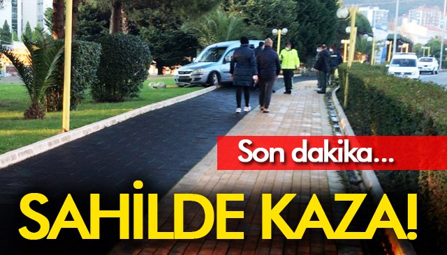 SAHİLDE KAZA...