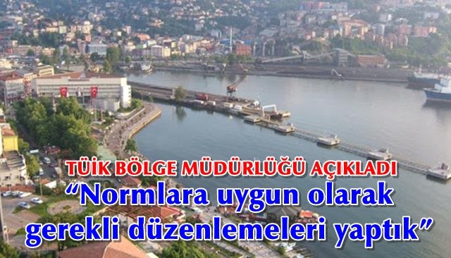 TÜİK’ Zonguldak Bölge Müdürlüğü’nden korona açıklaması
