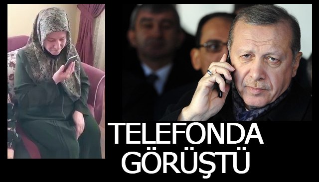 Cumhurbaşkanı Erdoğan, şehit ailesine telefon etti