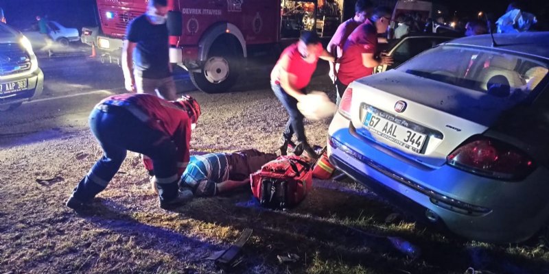 Zonguldak’ta trafik kazası: 1 ölü, 8 yaralı  - 1