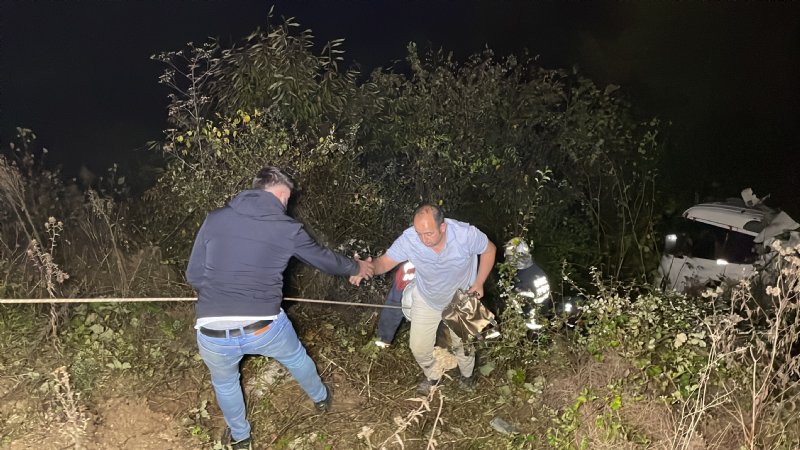 Şifalı su mevkisinde kaza… 3 yaralı…  TANKER ŞARAMPOLE UÇTU - 2