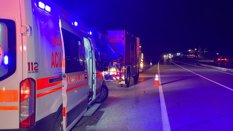 Şifalı su mevkisinde kaza… 3 yaralı…  TANKER ŞARAMPOLE UÇTU - 3