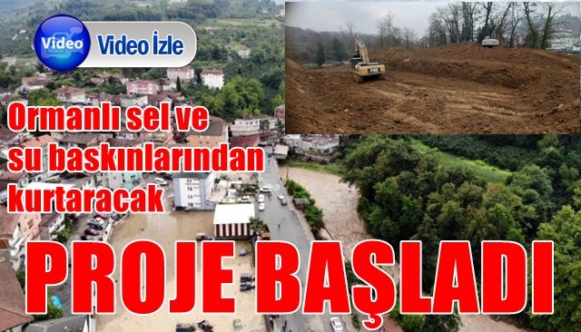    Ormanlı sel ve su baskınlarından kurtulacak