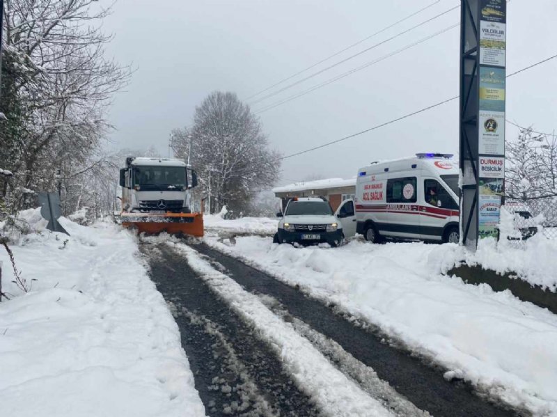 Alaplı´da kapalı köy yolları… ÇALIŞMALAR SÜRÜYOR - 4