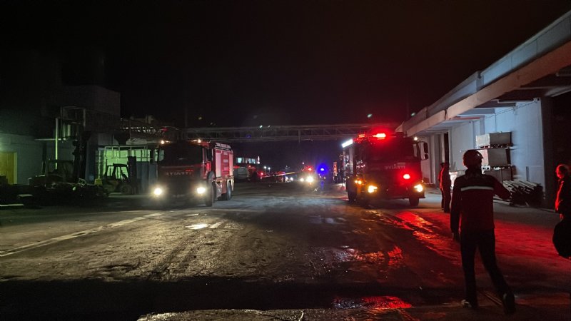 BÖLGE İLLERDEN GELEN İTFAİYE EKİPLERİ YANGINI GÜÇLÜKLE KONTROL ALTINA ALDI - 4