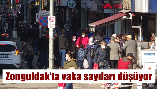 Zonguldak’ta vaka sayılarında düşüş yaşanıyor