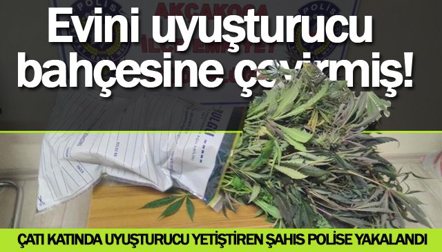POLİS, EVE BASKIN YAPTI