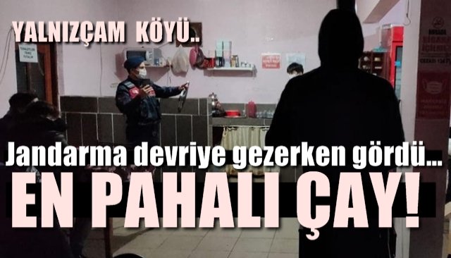  Jandarma devriye gezerken yakaladı… EN PAHALI ÇAY