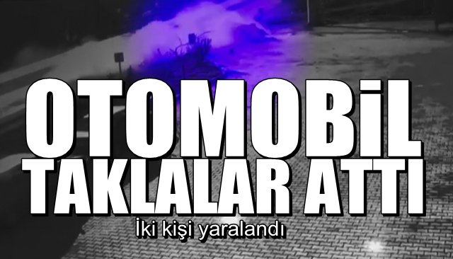   Otomobil taklalar atarak durabildi: 2 yaralı 