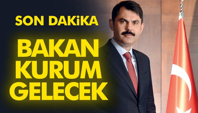 Bakan Murat Kurum Zonguldak’a gelecek 
