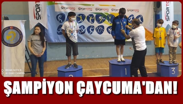 BADMİNTON ŞAMPİYONU ÇAYCUMA’DAN