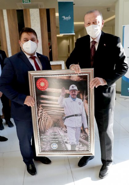 GMİS Genel Başkanı Hakan Yeşil Cumhurbaşkanıyla görüştü… TTK’YA İŞÇİ TALEBİNİ İLETTİ - 1