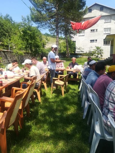 İMECE USULÜNÜN EN GÜZEL ÖRNEĞİ... MESAJI ALAN KÖYÜN ERKEK VE KADINLARI, HEMEN KOLLARI SIVADI... - 2