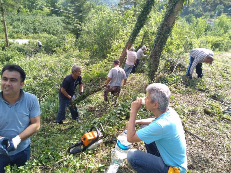 İMECE USULÜNÜN EN GÜZEL ÖRNEĞİ... MESAJI ALAN KÖYÜN ERKEK VE KADINLARI, HEMEN KOLLARI SIVADI... - 6