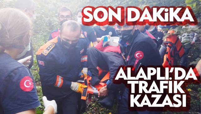 ALAPLI’DA TRAFİK KAZASI