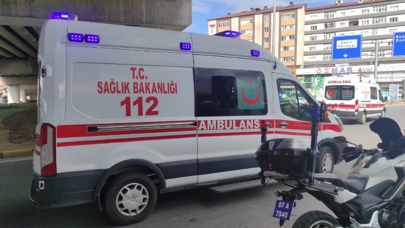 DÖNEL KAVŞAKTA ZİNCİRLEME KAZA - 2