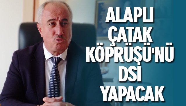 ALAPLI ÇATAK KÖPRÜSÜ´NÜ DSİ YAPACAK