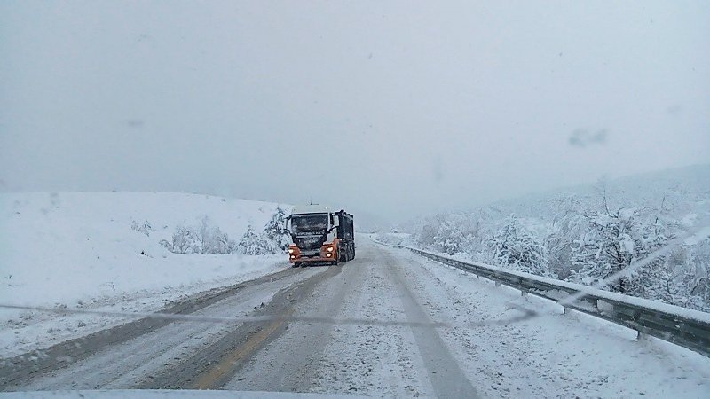 KASTAMONU’DA KAR YAĞIŞI ETKİLİ OLUYOR - 1