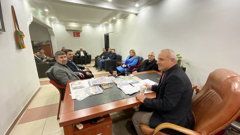 AK Parti İl Teşkilatı Gelik Belediye Başkanı Sezgin’i ziyaret etti - 2