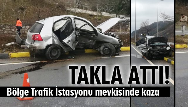 SON DAKİKA/ TAKLA ATTI!