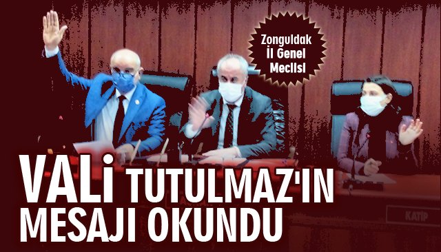 VALİ TUTULMAZ´IN MESAJI OKUNDU