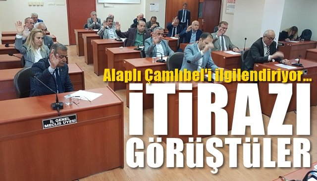 İTİRAZI GÖRÜŞTÜLER