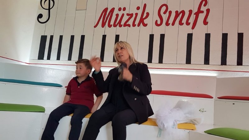 Kapuz İlkokulu’na müzik sınıfı… Açılışı İl Milli Eğitim Müdürü Aldoğan yaptı - 5