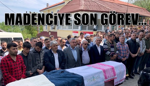 MADEN İŞÇİSİ TOPRAĞA VERİLDİ