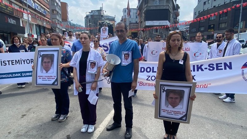 Zonguldak Konya’da öldürülen Doktor için ayağa kalktı… MESLEKTAŞLARI İÇİN! - 5