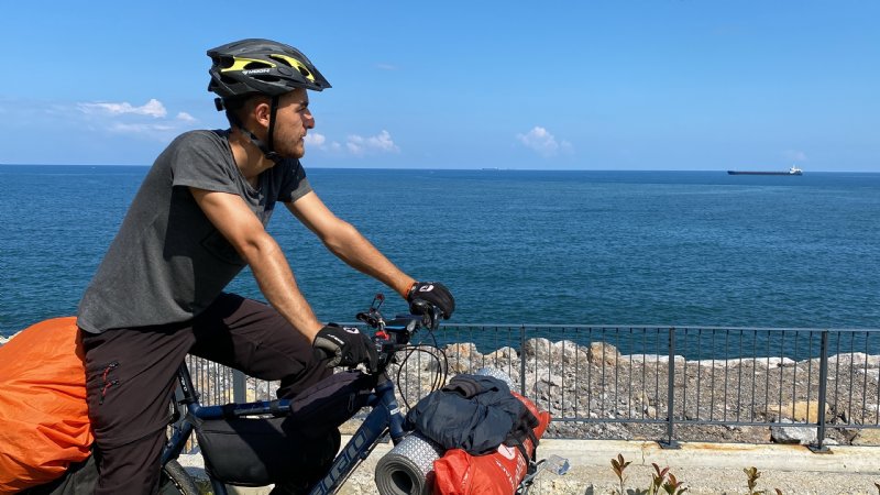 Doktor adayı, bisikletiyle 2 bin 300 kilometre yol aldı. - 6