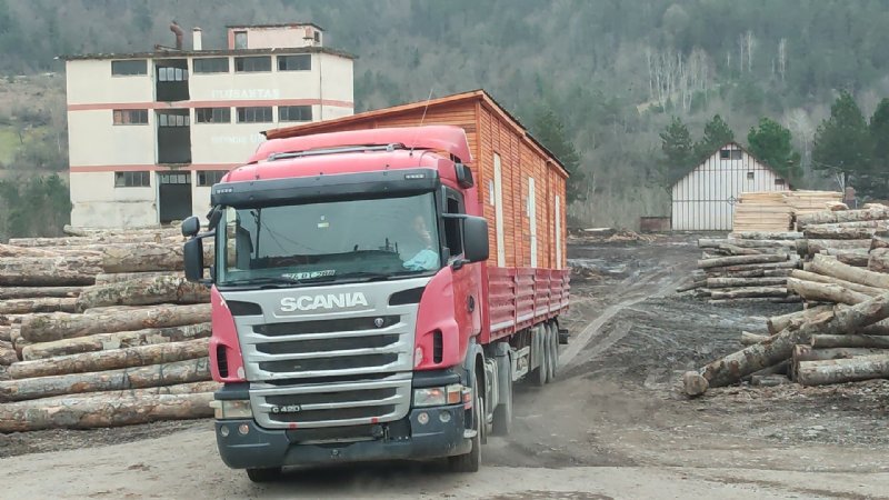 BARTIN´DAN DEPREM BÖLGESİNE AHŞAP KONTEYNER DESTEĞİ - 5