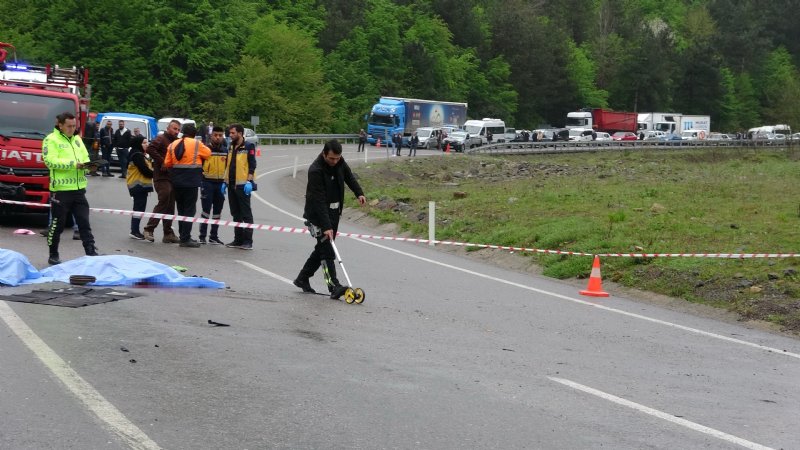 Zonguldak Ankara Karayolu…  3 ölü 1 yaralı var…  FECİ KAZA - 7