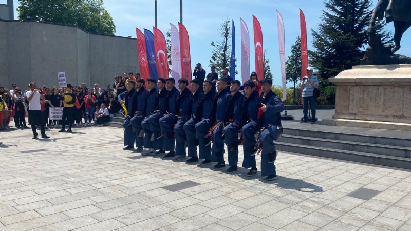 Okullar arası Halk Oyunları Türkiye Şampiyonası açılış töreni… 22 İLDEN 350 SPORCU KATILACAK - 5