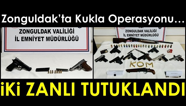 Zonguldak’ta Kukla Operasyonu… İKİ ZANLI TUTUKLANDI