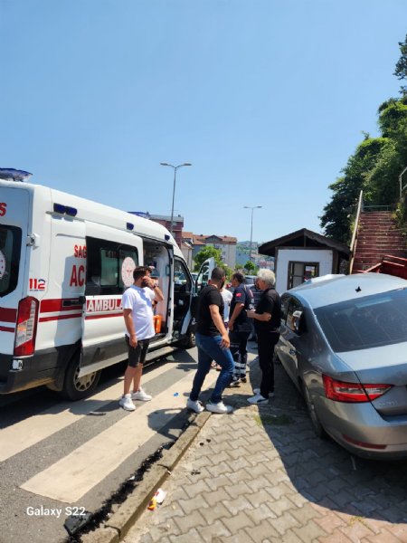 TRAFİK KAZASI; SÜRÜCÜ YARALI… - 2