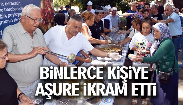 BELEDİYE, BİNLERCE KİŞİYE AŞURE İMRAM ETTİ