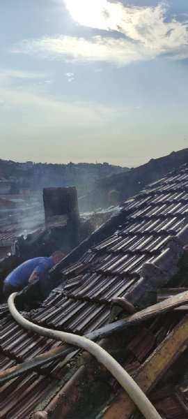 Dumanı görenler panik yaşadı - 5