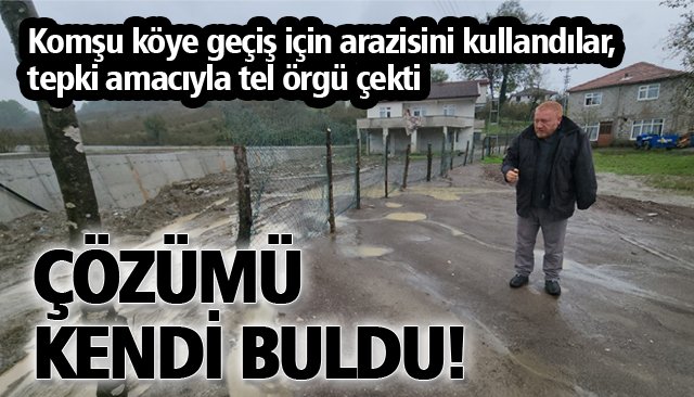 ÇÖZÜMÜ KENDİ BULDU!