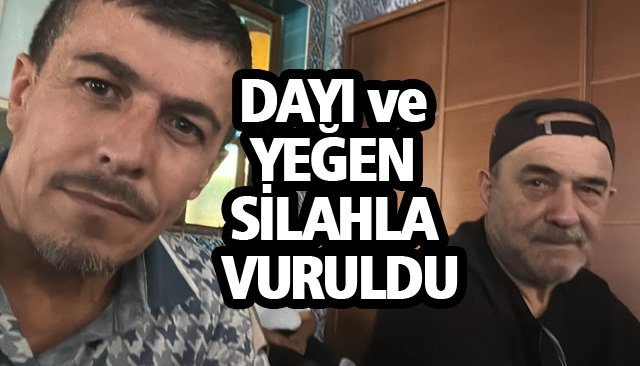 DAYI VE YEĞEN SİLAHLA VURULDU!