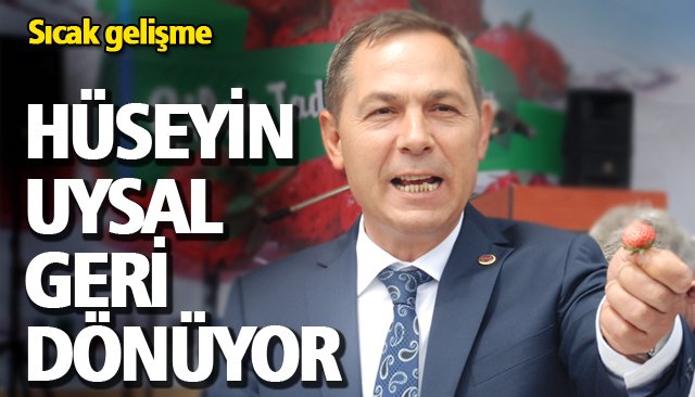 UYSAL: ´´DÖNÜYORUM´´