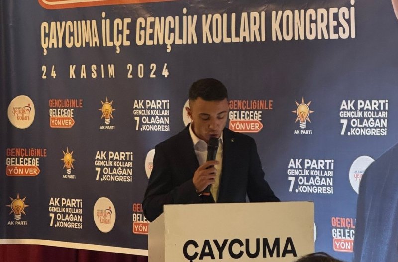 AK PARTİ ÇAYCUMA İLÇE GENÇLİK KOLLARI BAŞKANI ŞAHBAZOĞLU OLDU - 1