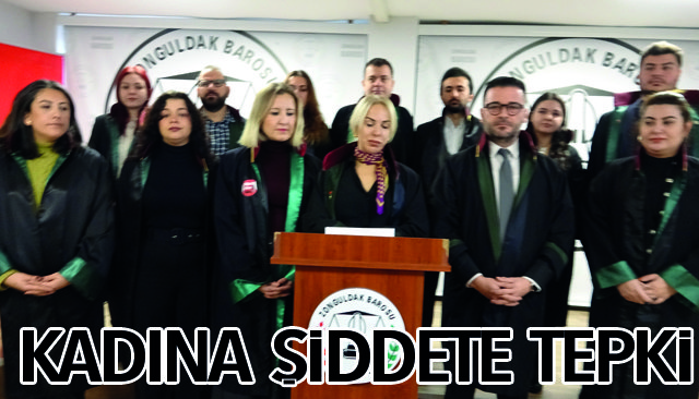 KADINA ŞİDDETE TEPKİ