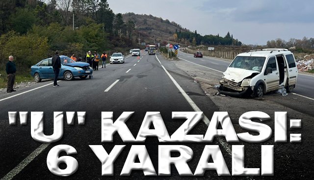 ´´U´´ KAZASI: 6 YARALI