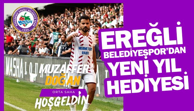 EREĞLİ BELEDİYESPOR’DAN YENİ YIL HEDİYESİ