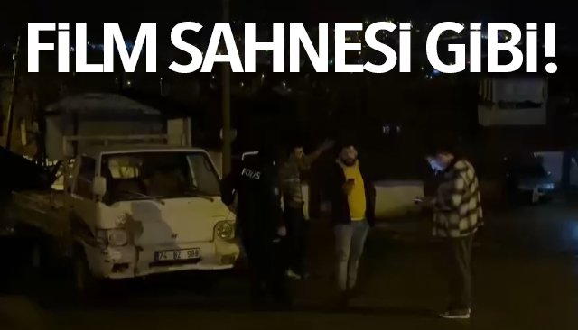 FİLM SAHNESİ GİBİ! 