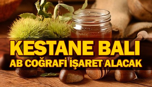 KESTANE BALI  AB COĞRAFİ İŞARET ALACAK