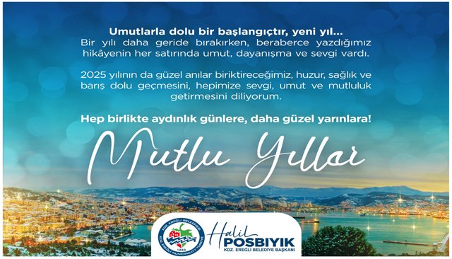 POSBIYIK YENİ YILI KUTLADI